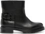 Tommy Hilfiger almond-toe leather ankle boots Black - Thumbnail 1