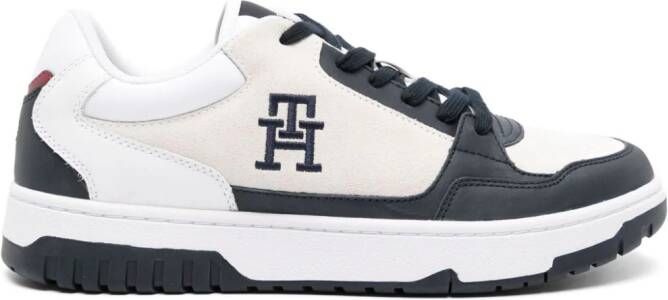 Tommy Hilfiger Basket Street suede chunky sneakers White