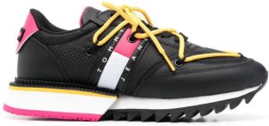 Tommy Hilfiger cleated runner sneakers Black