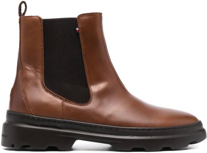Tommy Hilfiger Comfort leather Chelsea boots Brown