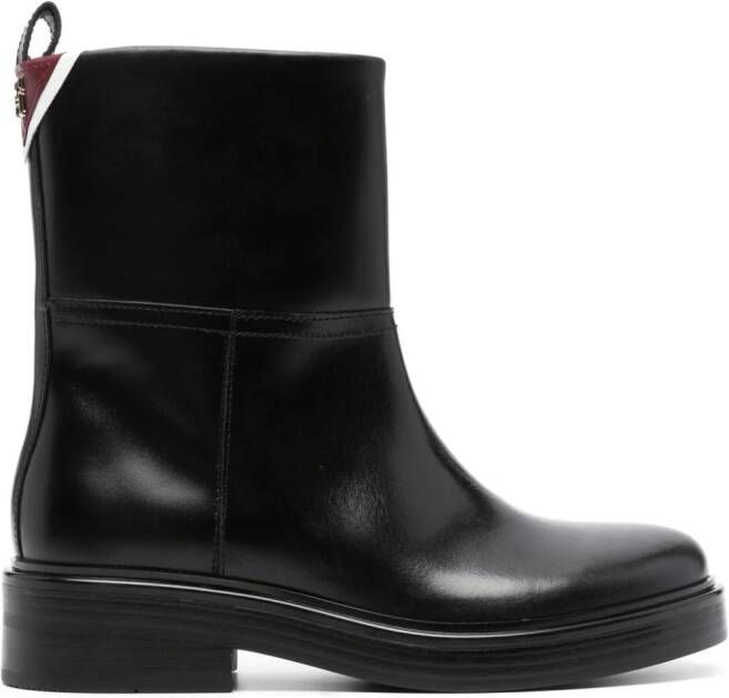 Tommy Hilfiger Cool leather ankle boots Black