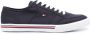 Tommy Hilfiger Core Corporate cotton sneakers Blue - Thumbnail 1