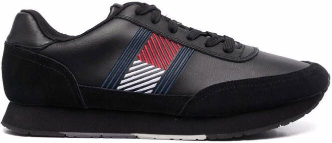 Tommy Hilfiger embroidered-design sneakers Black