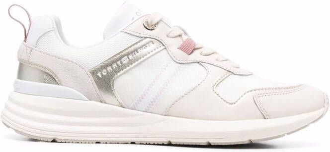 Tommy Hilfiger embroidered-logo detail sneakers Neutrals