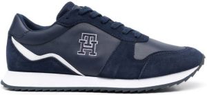 Tommy Hilfiger embroidered TH monogram low-top sneakers Blue