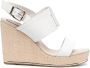 Tommy Hilfiger high wedge espadrille sandals White - Thumbnail 1