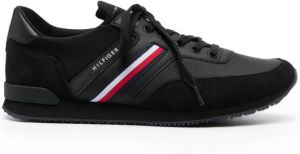 Tommy Hilfiger Iconic stripe-detail sneakers Black