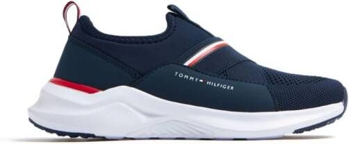 Tommy Hilfiger Junior colour-block panelled woven sneakers Blue