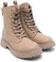 Tommy Hilfiger Junior logo-debossed lace-up boots Brown - Thumbnail 1