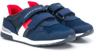 Tommy Hilfiger Junior logo touch strap low-top sneakers Blue
