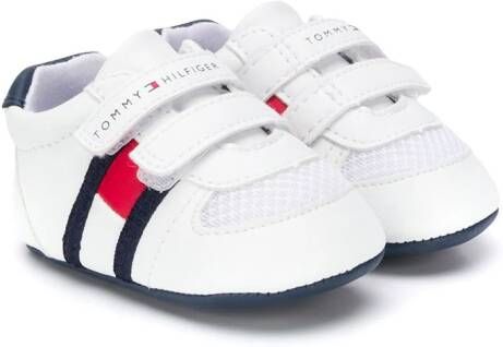 Tommy Hilfiger Junior touch strap sneakers White