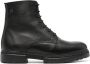 Tommy Hilfiger lace-up leather boots Black - Thumbnail 1