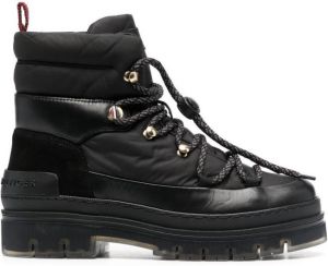 Tommy Hilfiger laced outdoor boots Black