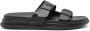 Tommy Hilfiger leather buckle sandals Black - Thumbnail 1