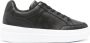 Tommy Hilfiger logo-embossed leather sneakers Black - Thumbnail 1