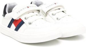Tommy Hilfiger logo-embroidered sneakers White