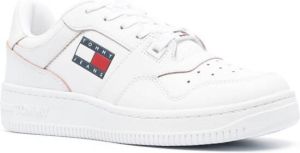 Tommy Hilfiger logo-patch lace-up sneakers White