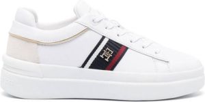 Tommy Hilfiger logo-plaque low-top sneakers White