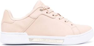 Tommy Hilfiger low-top monogram charm trainers Pink