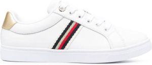 Tommy Hilfiger low-top webbing trim trainers White