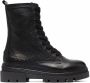 Tommy Hilfiger monochromatic lace-up boots Black - Thumbnail 1
