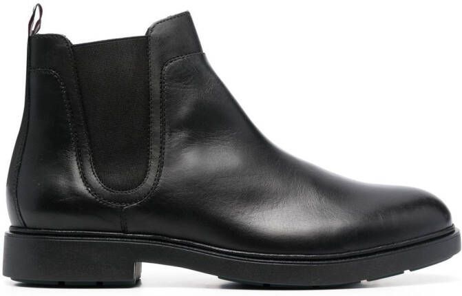 Tommy Hilfiger Rounded Chelsea Booties Black