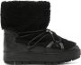 Tommy Hilfiger shearling-trim leather snow boots Black - Thumbnail 1