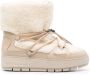 Tommy Hilfiger shearling-trim leather snow boots Neutrals - Thumbnail 1