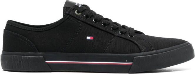 Tommy Hilfiger signature-detail low-top sneakers Black