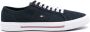 Tommy Hilfiger signature-detail low-top sneakers Blue - Thumbnail 1
