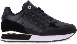 Tommy Hilfiger TH Monogram-embossed sneakers Black