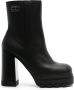 Tommy Jeans 120mm logo-print ankle boots Black - Thumbnail 1