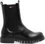 Tommy Jeans 30mm chunky Chelsea boots Black - Thumbnail 1