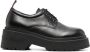 Tommy Jeans Ava leather Oxford shoes Black - Thumbnail 1
