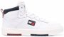 Tommy Jeans Basket Mid-Top leather sneakers White - Thumbnail 1