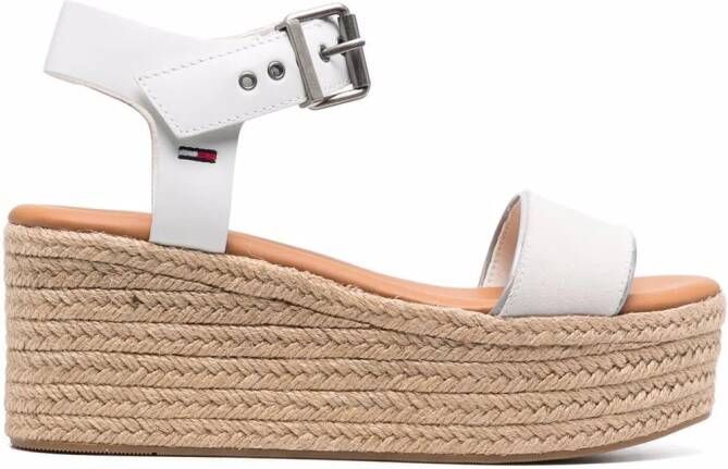 Tommy Jeans Essential flatform sandals White