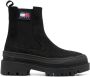 Tommy Jeans logo patch ankle boots Black - Thumbnail 1