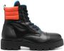 Tommy Jeans padded-detail lace-up boots Black - Thumbnail 1