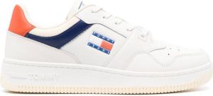 Tommy Jeans panelled leather low-top sneakers White