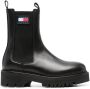 Tommy Jeans Urban 50mm leather boots Black - Thumbnail 1