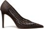 Tory Burch 100mm woven leather pumps Brown - Thumbnail 1