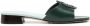 Tory Burch 28mm logo-plaque open-toe sandals Green - Thumbnail 1