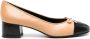 Tory Burch 45mm cap-toe leather pumps Neutrals - Thumbnail 1