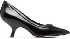 Tory Burch Angle pointed leather pumps Black