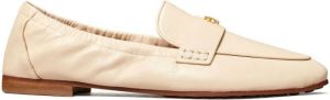 Tory Burch Ballet leather loafers Neutrals