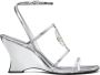 Tory Burch Capri Miller 85mm sandals Silver - Thumbnail 1