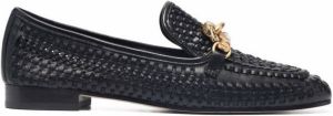 Tory Burch chain-link detail loafers Black