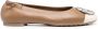 Tory Burch Claire leather ballerina shoes Brown - Thumbnail 1