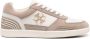 Tory Burch Clover Court panelled suede sneakers White - Thumbnail 1