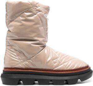 Tory Burch diamond-quilt ankle boots Brown